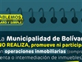 Radio Federal - Actualidad - EL MUNICIPIO ADVIERTE SOBRE FALSAS OPERACIONES INMOBILIARIAS