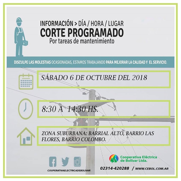 corte programado 6-10-2018