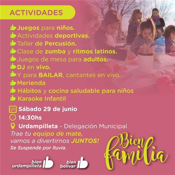 flyer bien familia