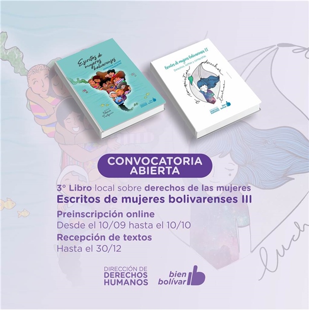 DERECHOS HUMANOS_CONVOCATORIA LIBRO DE MUJERES