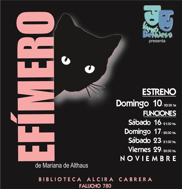 EFIMERO flyer negro