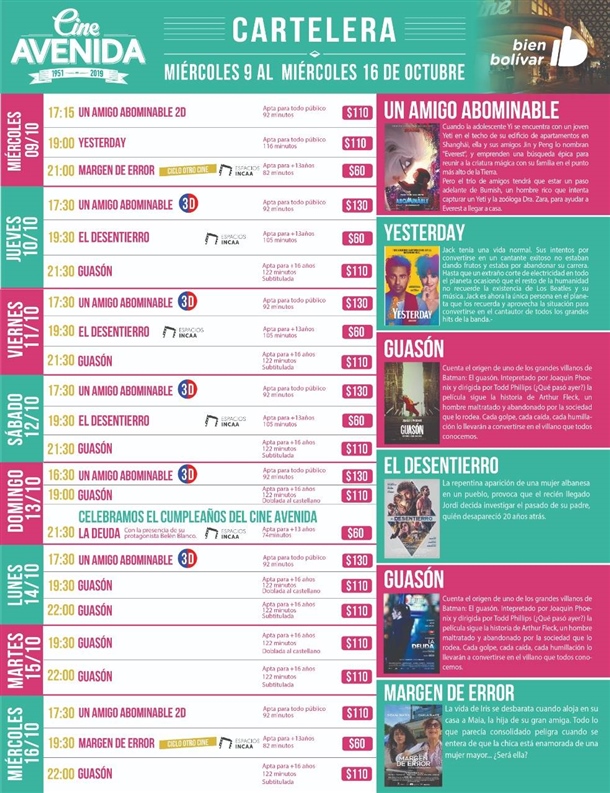 FLYER PROGRAMACIÓN