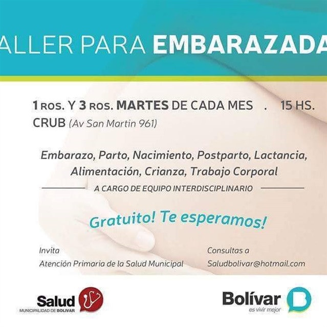 Taller para Embarazadas en el CRUB