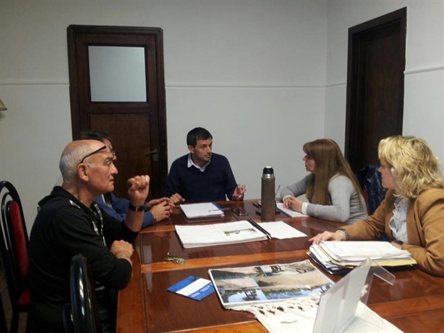 EL INTENDENTE SE REUNIÓ CON SALINAS GRANDES