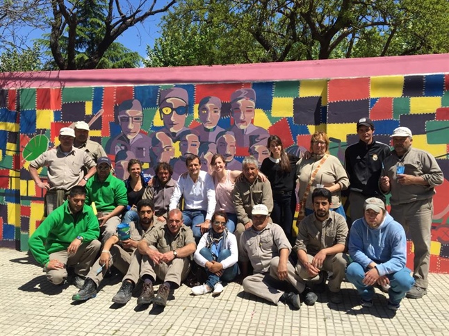 MURAL EN LA ESCUELA N°1