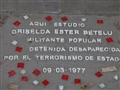 Radio Federal - Actualidad - SE COLOCÓ UNA BALDOSA POR LA MEMORIA DE LA BOLIVARENSE DESAPARECIDA GRISELDA BETELU