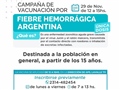 Radio Federal - Actualidad - LA CAMPAÑA DE VACUNACIÓN CONTRA LA FIEBRE HEMORRÁGICA ARGENTINA SE REALIZARÁ ESTE VIERNES 29