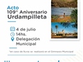 Radio Federal - Actualidad - SE REALIZARÁ EL ACTO POR EL 109° ANIVERSARIO DE URDAMPILLETA