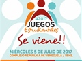 Radio Federal - Actualidad - ESTE MIÉRCOLES COMIENZAN LOS JUEGOS ESTUDIANTILES 2017