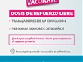 Radio Federal - Actualidad - COMIENZA LA VACUNACIÓN LIBRE CON DOSIS DE REFUERZO PARA TRABAJADORES DE LA EDUCACIÓN Y MAYORES DE 50 AÑOS