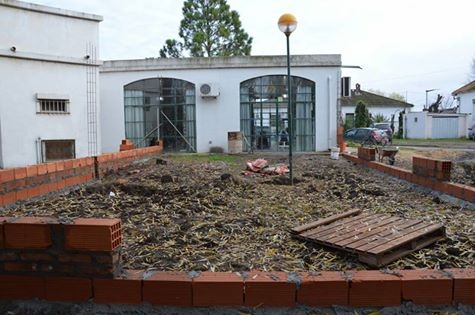 obras de ampliación del CRIB 01