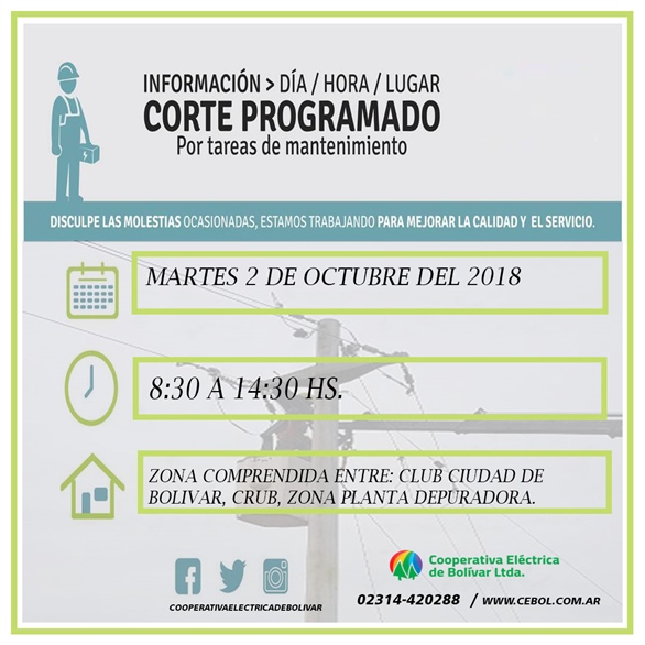corte programado