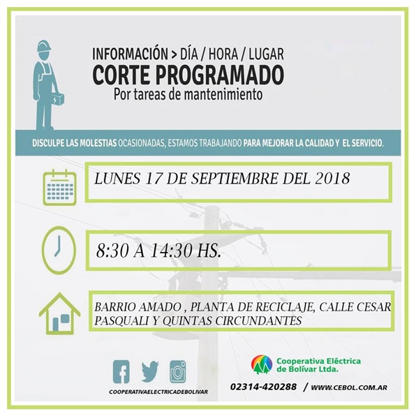corte programado