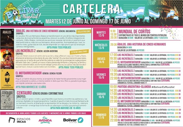 cartelera flyer