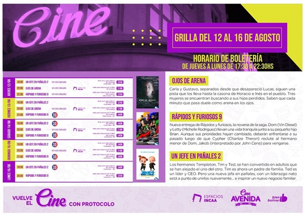 programación cine