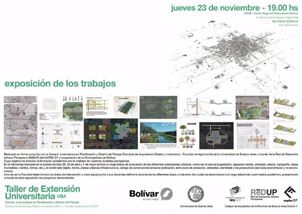 EXPONEN TRABAJOS REALIZADOS POR ESTUDIANTES DE LA UBA SOBRE BOLÍVAR 02