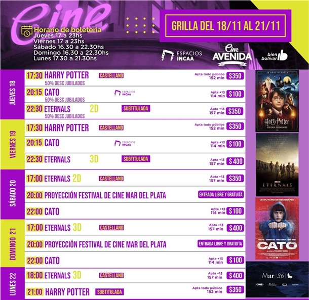 cartelera cine
