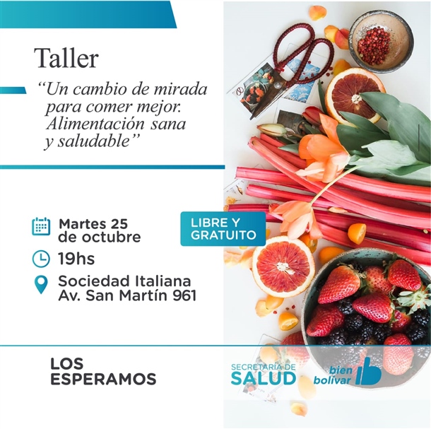 flyer taller salud