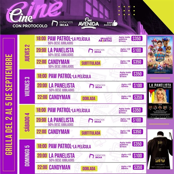 cartelera cine