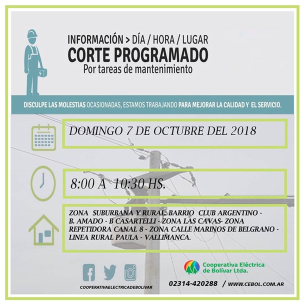 corte programado 7-10-2018