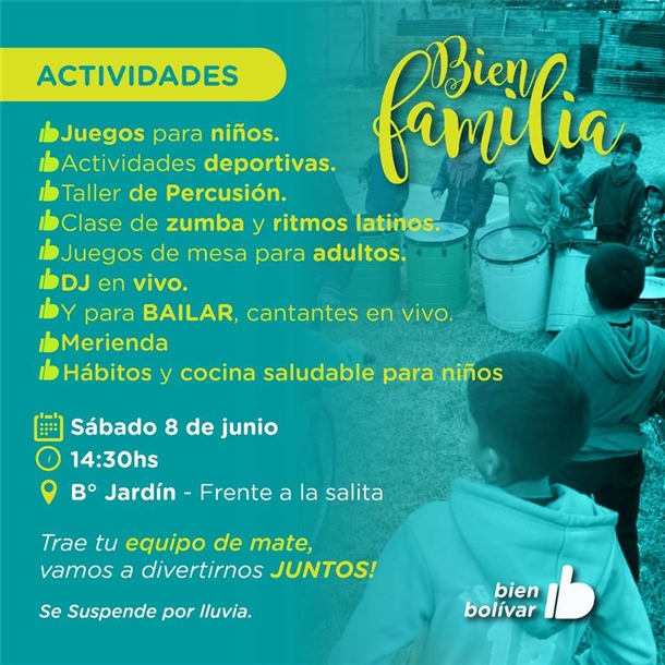 flyer bien familia
