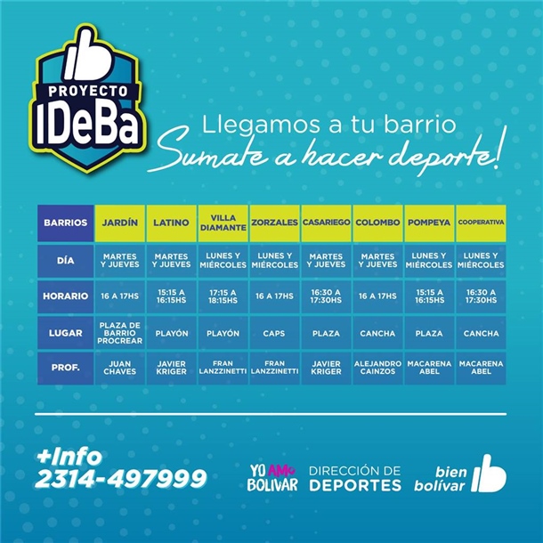 flyer horarios