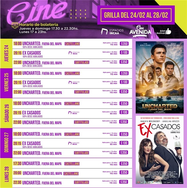 programación cine