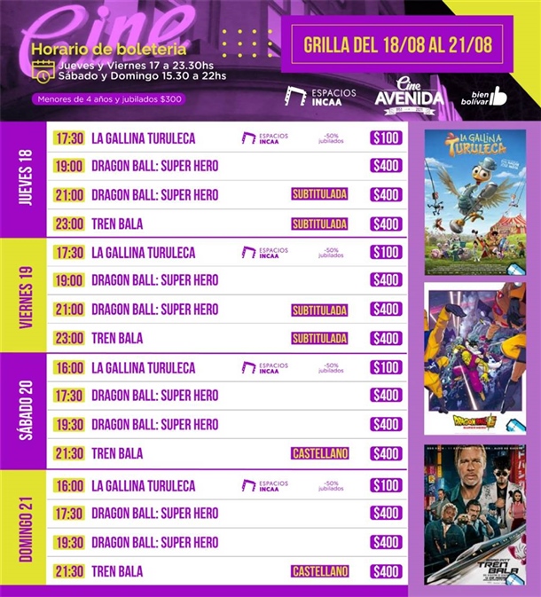 cartelera cine