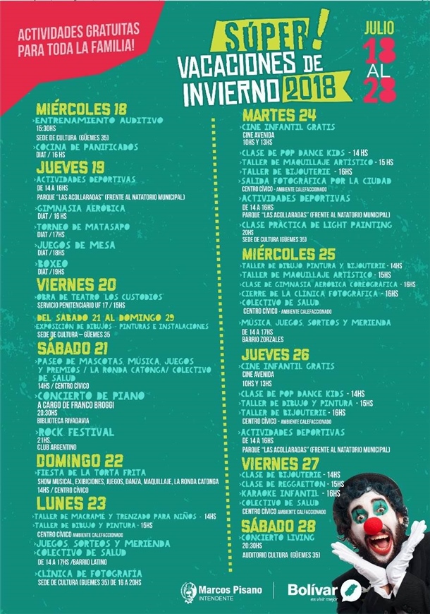 flyer programa vacaciones