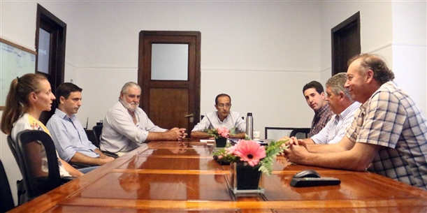 PISANO SE REUNIÓ CON ACOPIADORES