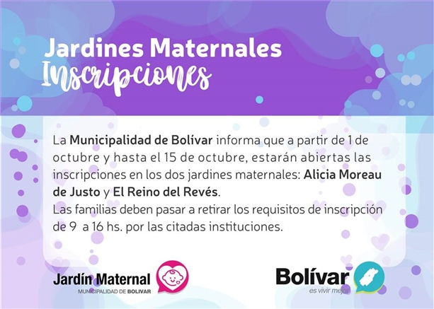 invitacion inscripcion guarderia