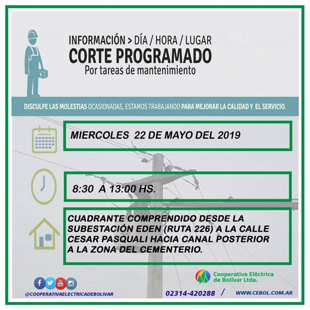 corte 22 de mayo