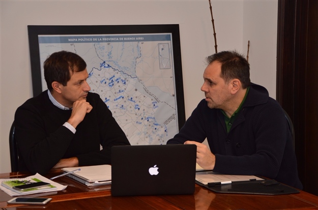 INTENDENTE SE REUNIÓ CON JAVIER WEBER