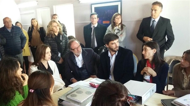 Lordén acompañó a Vidal en su visita a Olavarría 02