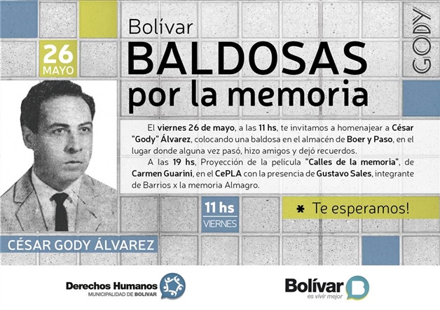 PRIMERA BALDOSA POR LA MEMORIA EN BOLÍVAR