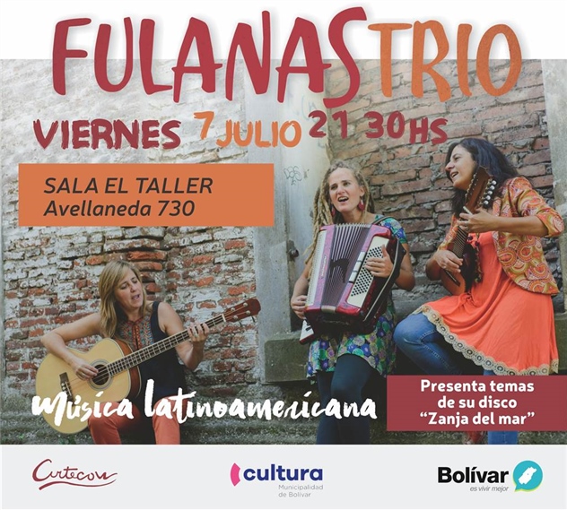 FULANAS TRÍO SE PRESENTARÁ EL VIERNES EN LA SALA EL TALLER