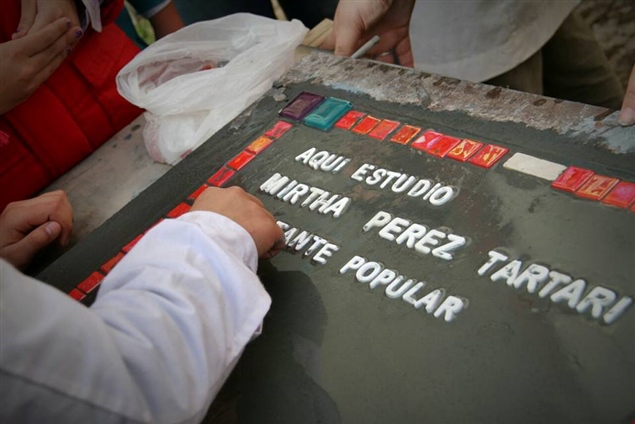 UNA BALDOSA POR LA MEMORIA DE MIRTA PÉREZ TARTARI