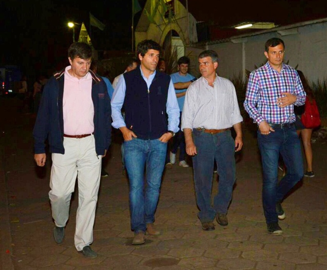 GARCÍA DE LUCA VISITÓ BOLÍVAR Y RECORRIÓ OBRAS 01