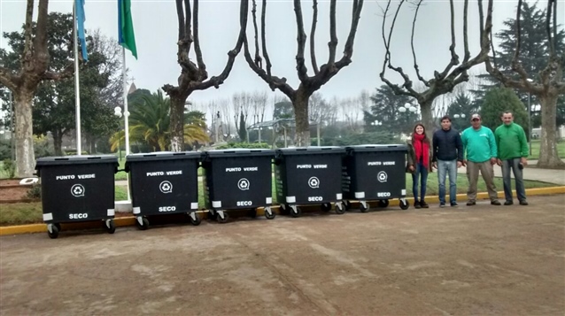 PIROVANO RECIBIÓ CINCO NUEVOS CONTENEDORES