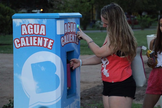 instalaron termos de agua caliente en el Centro Cívico