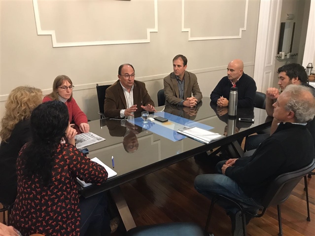 Radicales se reunieron con el intendente de Saladillo 01