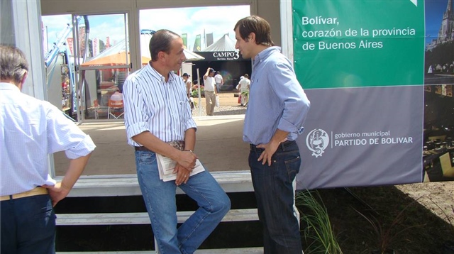 Arrieta y Bucca en Expoagro