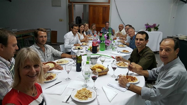 El intendente fue invitado por la Sociedad Italiana