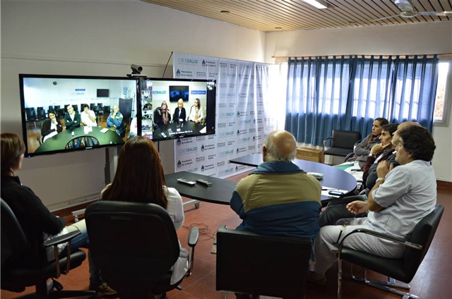 Videoconferencia CiberSalud en el hospital 01